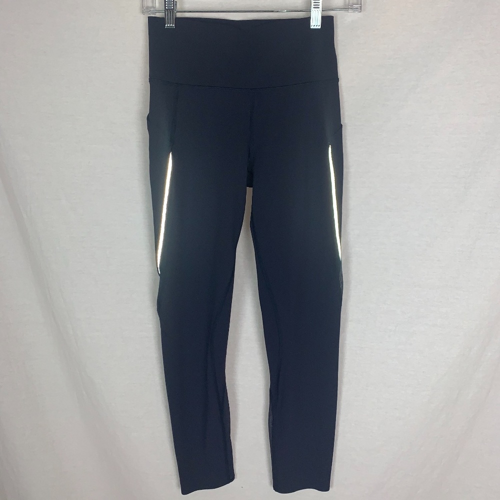 Lulu Lemon Speed It Up Tight Leggings Navy Sz 6